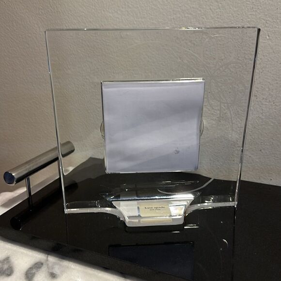Kate spade New York Belle Boulevard square photo picture frame Crystal NWT - Picture 11 of 14